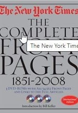 תמונה של - The New York Tiems The Complete Front Pages 1851-2009